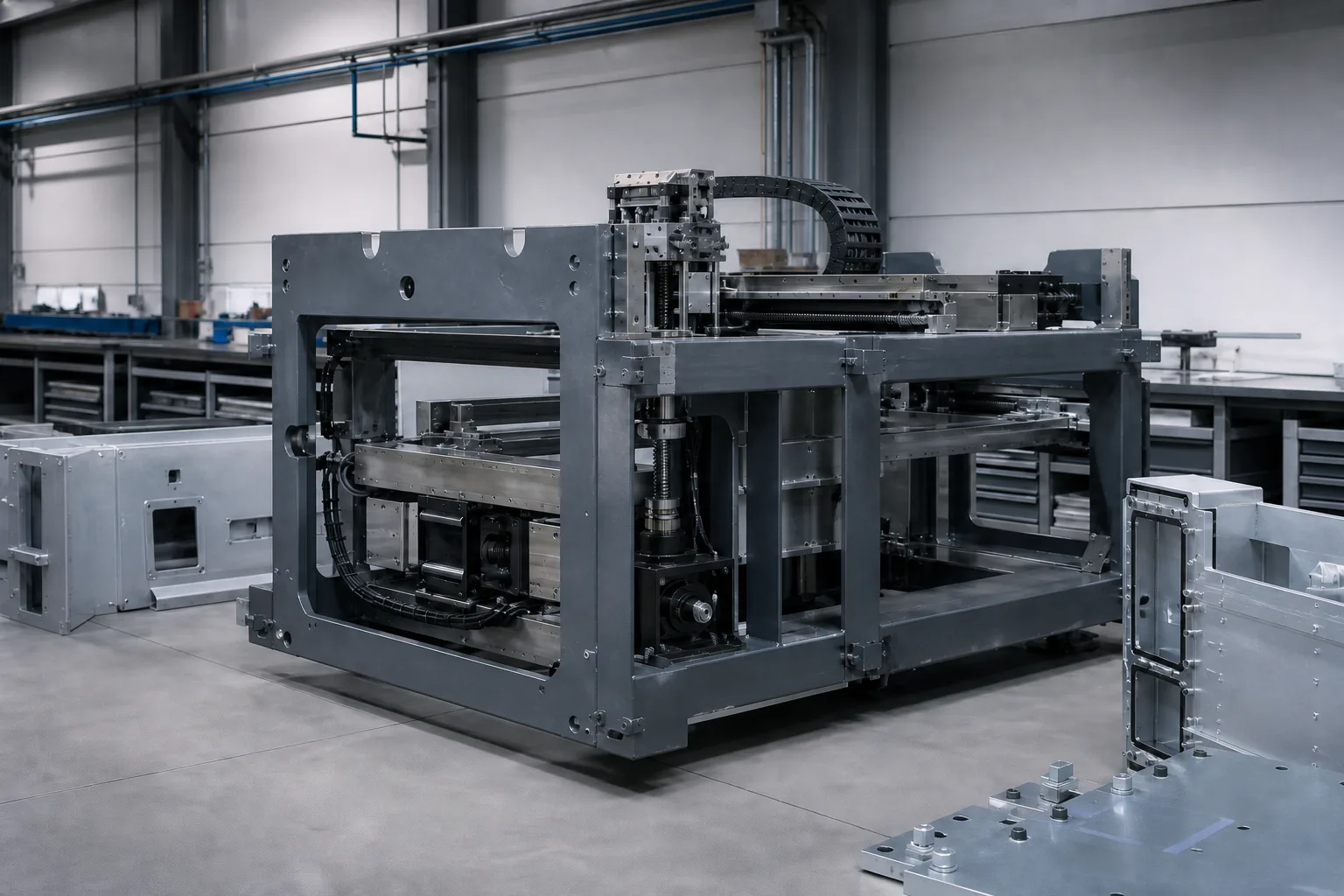 Production parts and assemblies for specialist machine builders